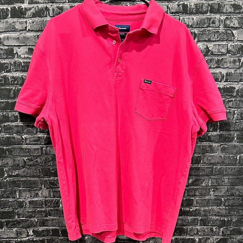 Faconnable Vibrant Pink Polo Shirt
